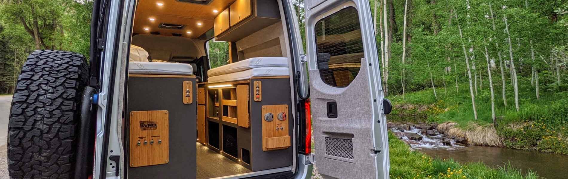 custom van build interior elements