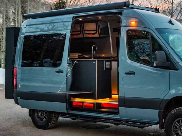 custom Sprint van upfit